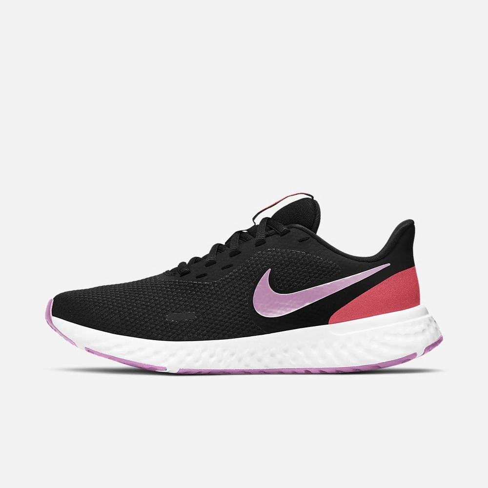 Chaussure De Running Nike Revolution 5 Noir 7425-063 Black/Flash Crimson/Beyond Pink Femme | DGD-44585818